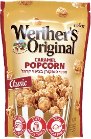 מארז ורטרס אורגינל חטיף פופקורן בציפוי קרמל